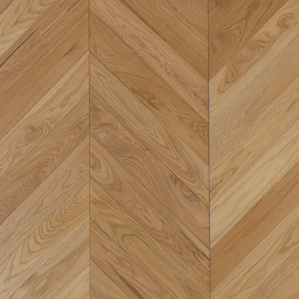 Паркет Елка Французская Lab Arte Chevron Дуб Селект Бург лак 400/337х110х14/3/60°