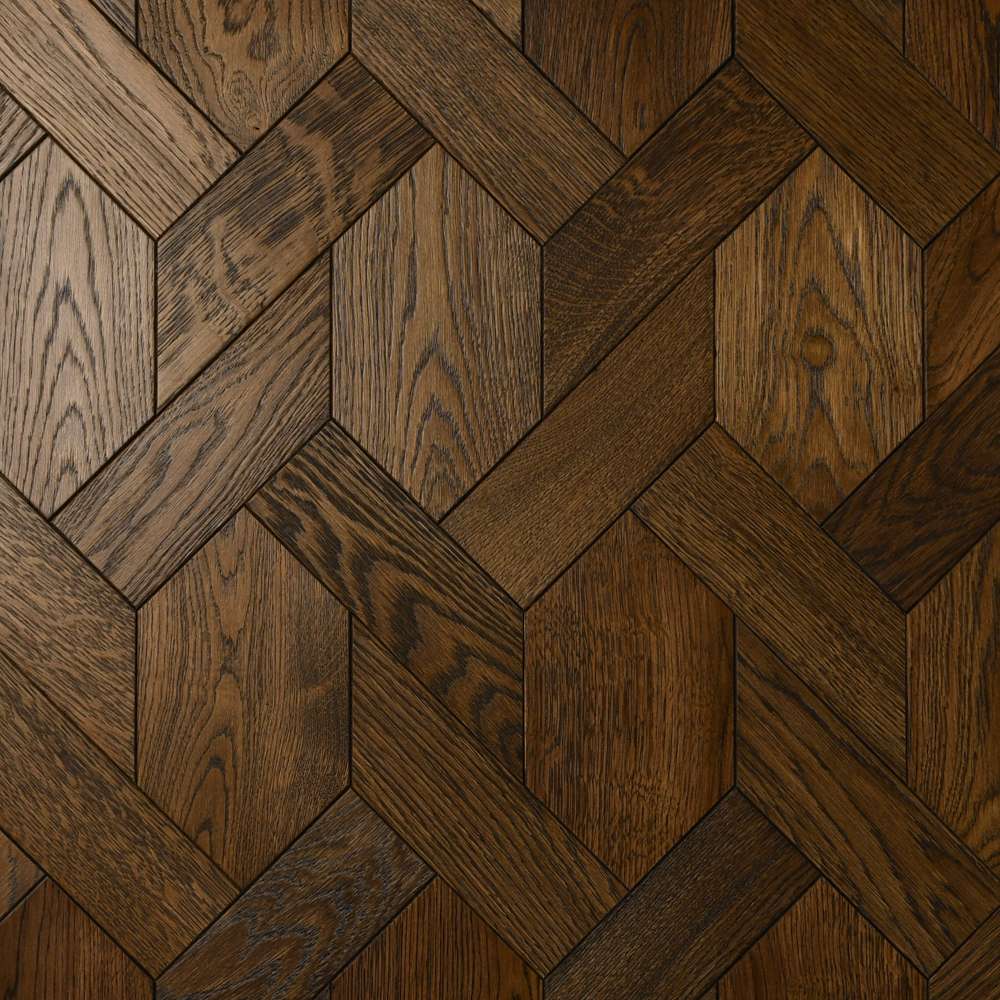 Массивная доска Lab Arte Pattern 6/4 Дуб Рустик 119/69*15мм Лофт лак