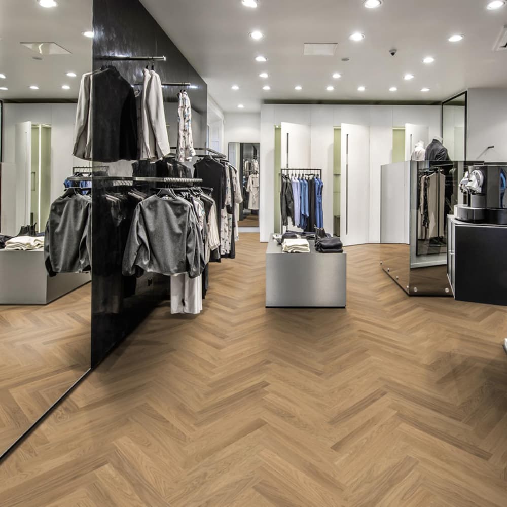 Инженерная доска KAHRS AB под белым маслом Oak AB white oiled HB (2,06 м2)