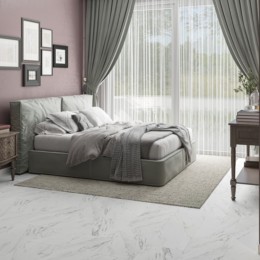 SPC Ламинат Alta Step Мрамор белый 610x305x5 (2,605 м2) SPC9905