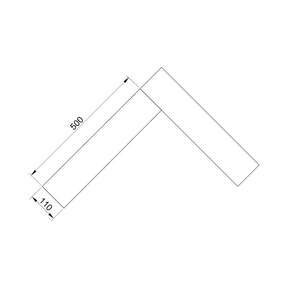 Паркет Елка Английская Lab Arte Angle Дуб Селект лак без браша 500х110х14/3