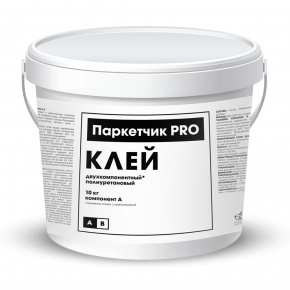 Клей двухкомпонентный полиуретановый Паркетчик PRO 2K PU 10 кг в интерьере