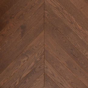 Паркет Елка Французская Lab Arte Chevron Дуб Селект Табак лак 600/475х125х14/3/45° в интерьере