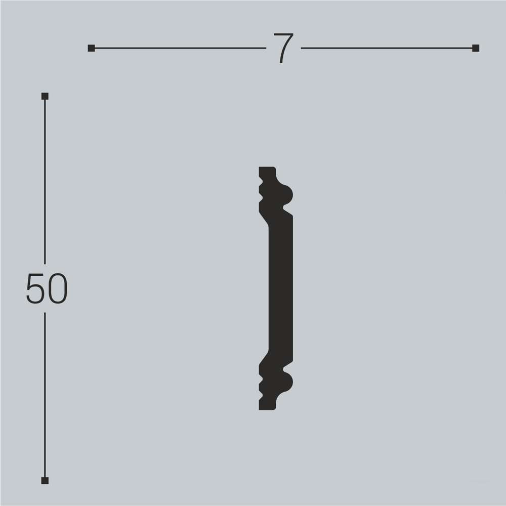 Молдинг Bello Deco XPS М5 50х7х2000