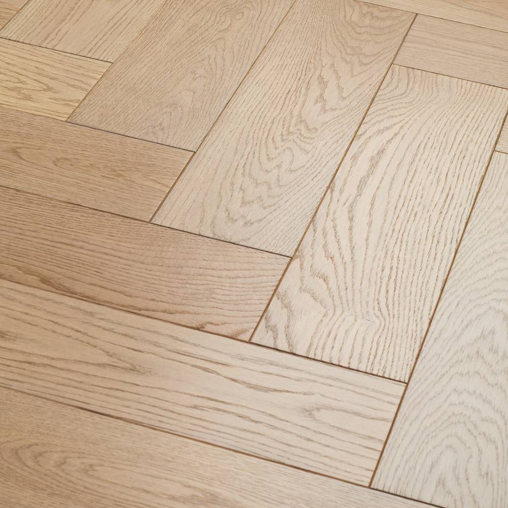 Паркет Елка Английская Lab Arte Angle Дуб Натур Бетон лак 500х125х14/3