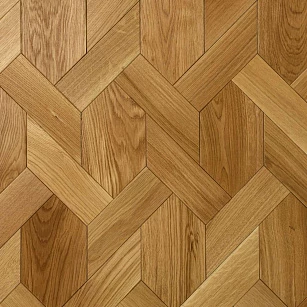 Массивная доска Lab Arte Pattern 6/4 Дуб Натур 119/69*15мм Бесцветный лак в интерьере
